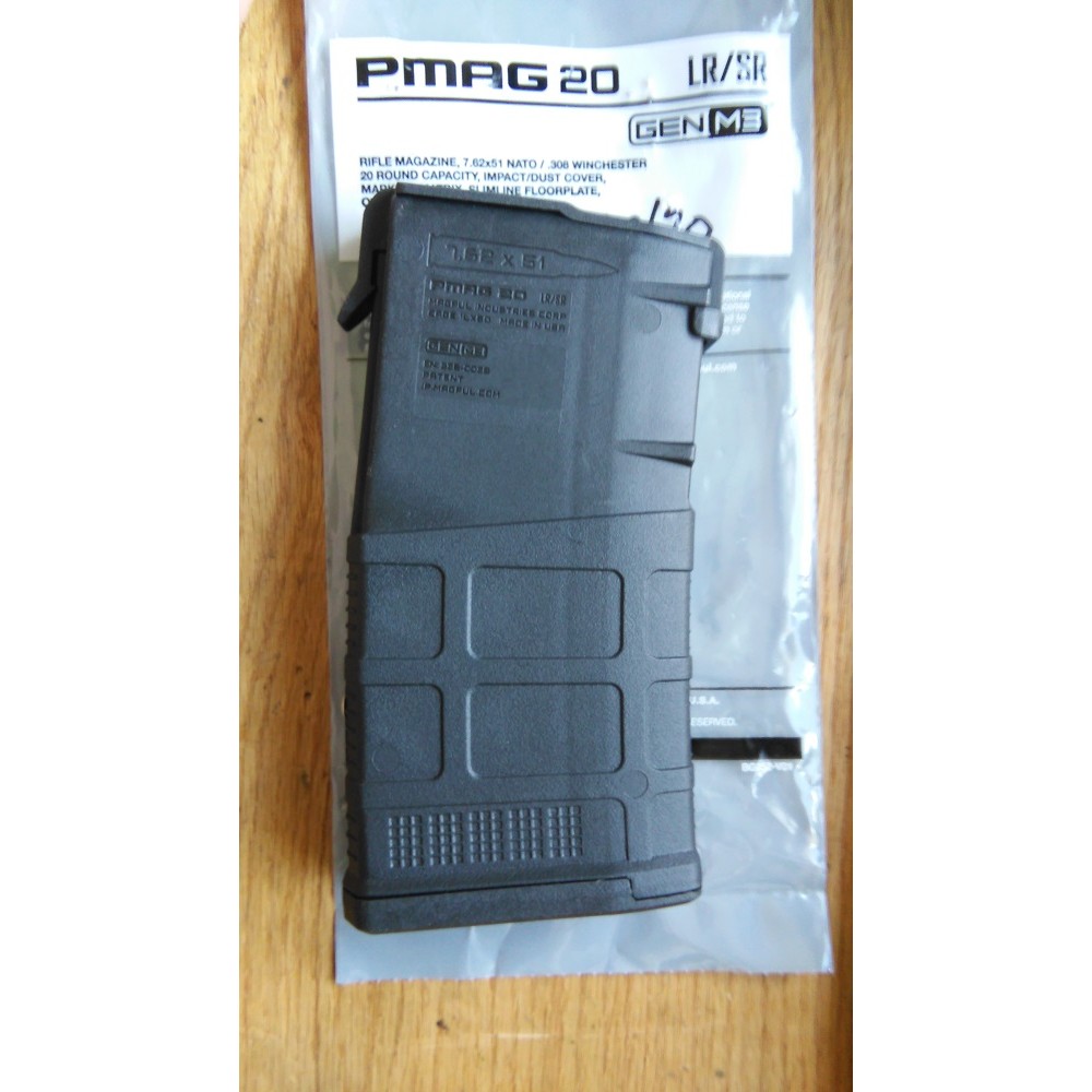 Magpul Pmag LR/SR .308 10/20 10RD or 15/20 15RD Blocked Magazine